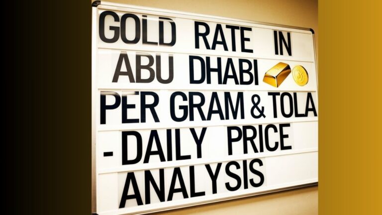 Gold Rate in Abu Dhabi