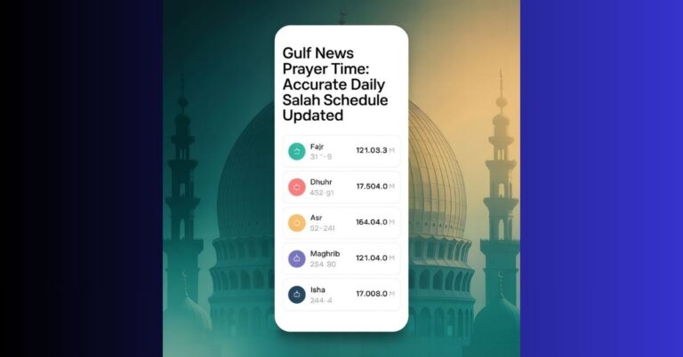 Gulf News Prayer Time