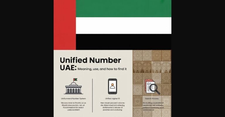 Unified Number UAE: Meaning, Use, and How to Find It Unified Number UAE
