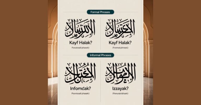 How Are You in Arabic: Formal and Informal Phrases How Are You in Arabic
