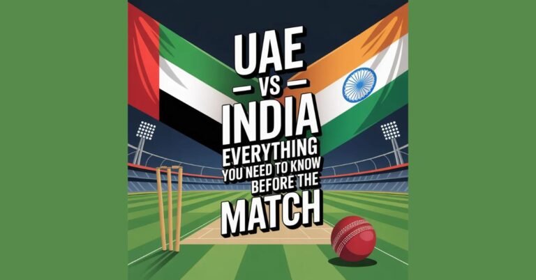 UAE vs India