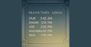 Namaz Time Ajman