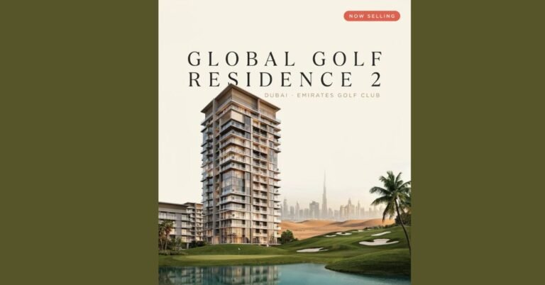 Global Golf Residence 2 Dubai: Modern Living in Jumeirah Village Circle Global Golf Residence 2 Dubai